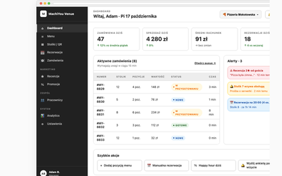 Dashboard (home, post-login)