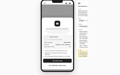 Link session to booking?