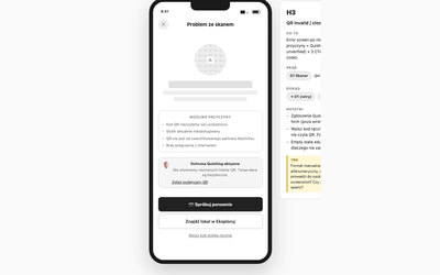 QR invalid / closed table