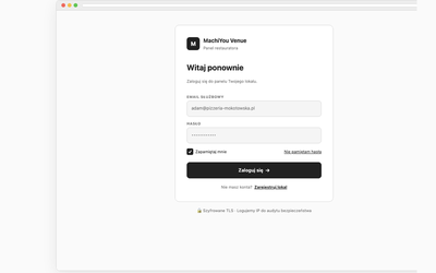 Login restauratora