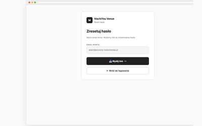 Forgot password (request + sent)